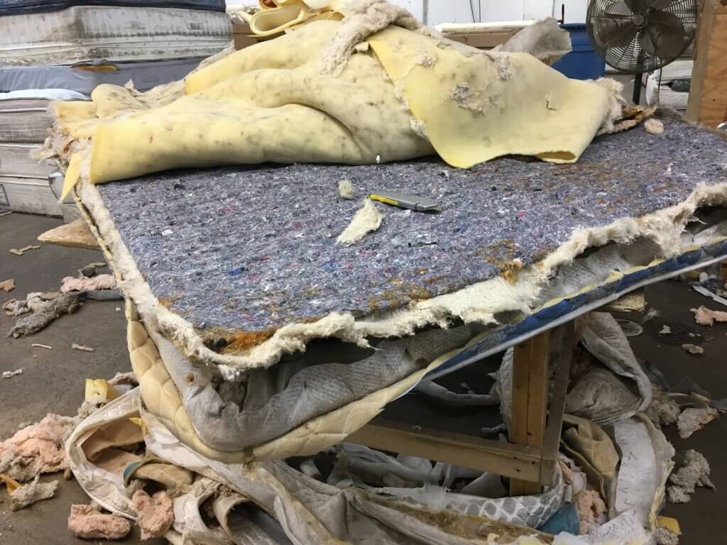 mattress weed bed