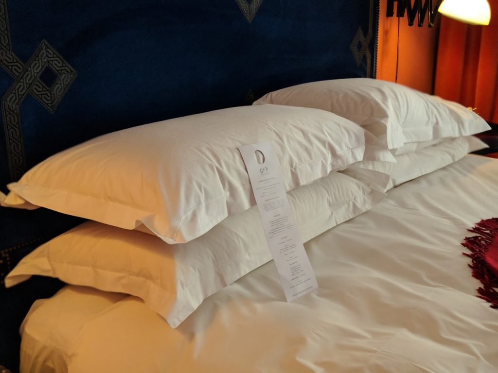 Gramercy Park Hotel Pillows