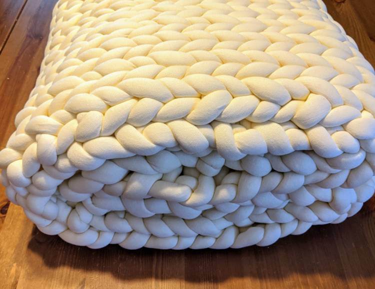 folded weighted blanket