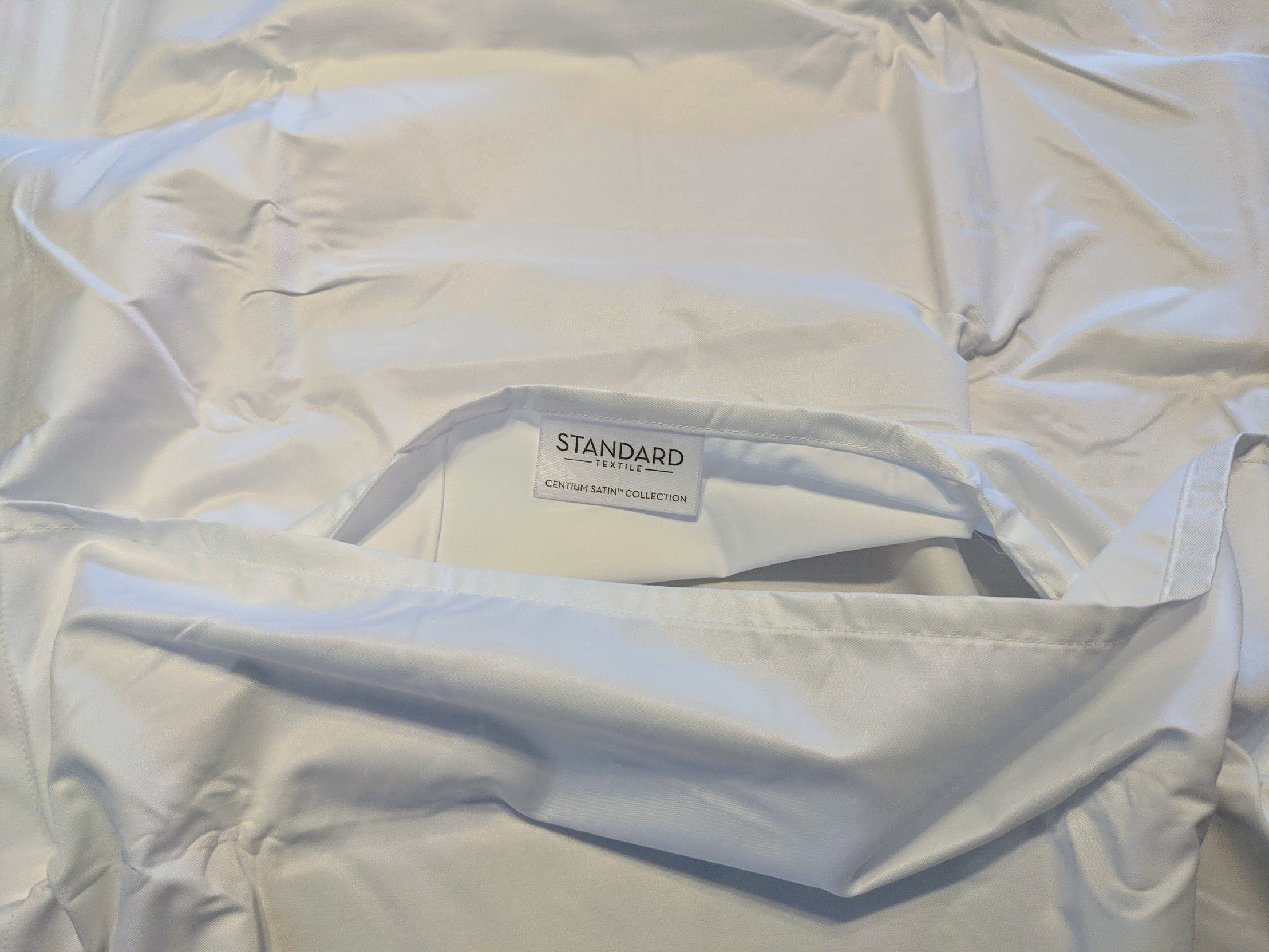 standard textile pillowcase